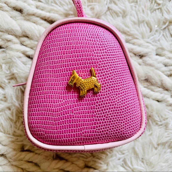 AGATHA PARIS Leather Coin Purse with Iconic Dog - Picture 3 of 5